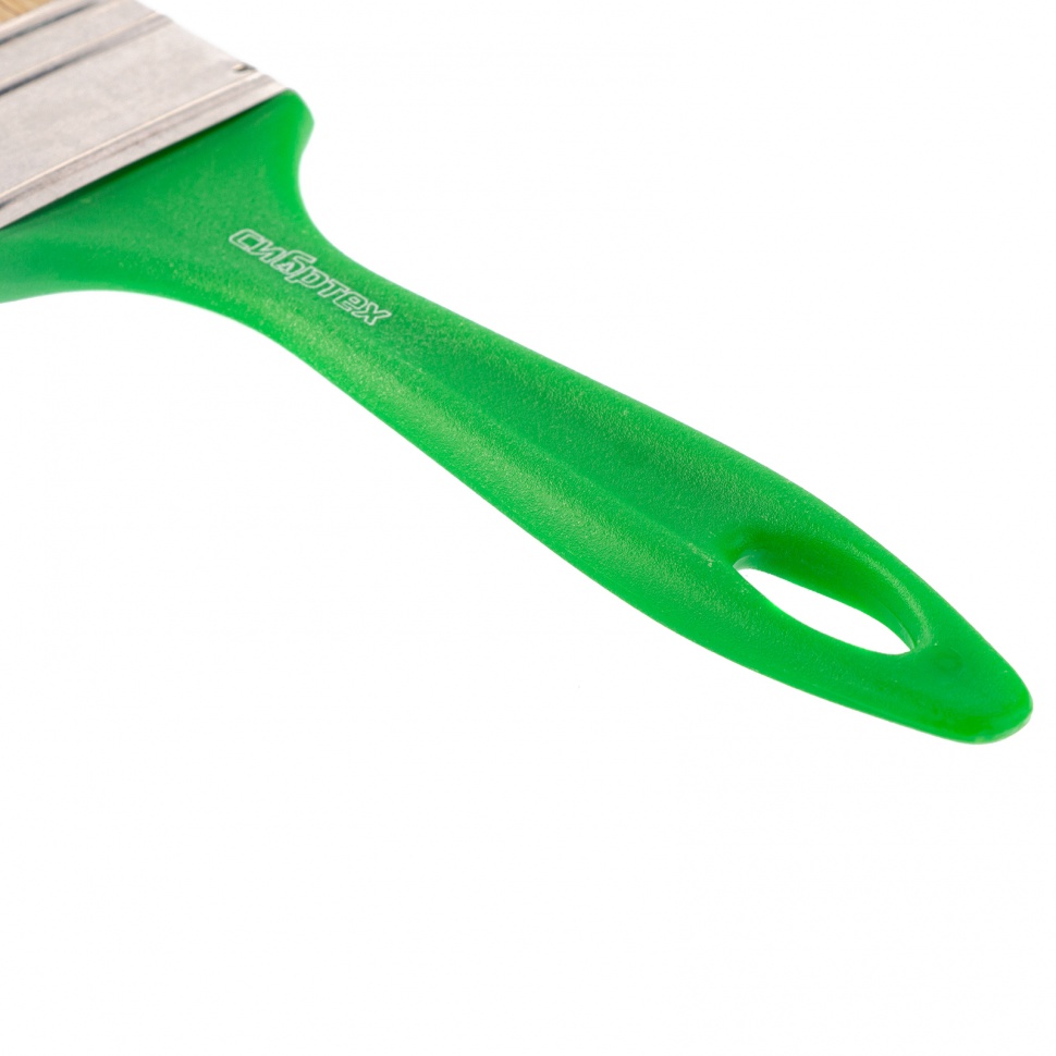 Кисть флейцевая "Эксперт", 50 x 8, натуральная щетина, пластиковая ручка Сибртех (83308)