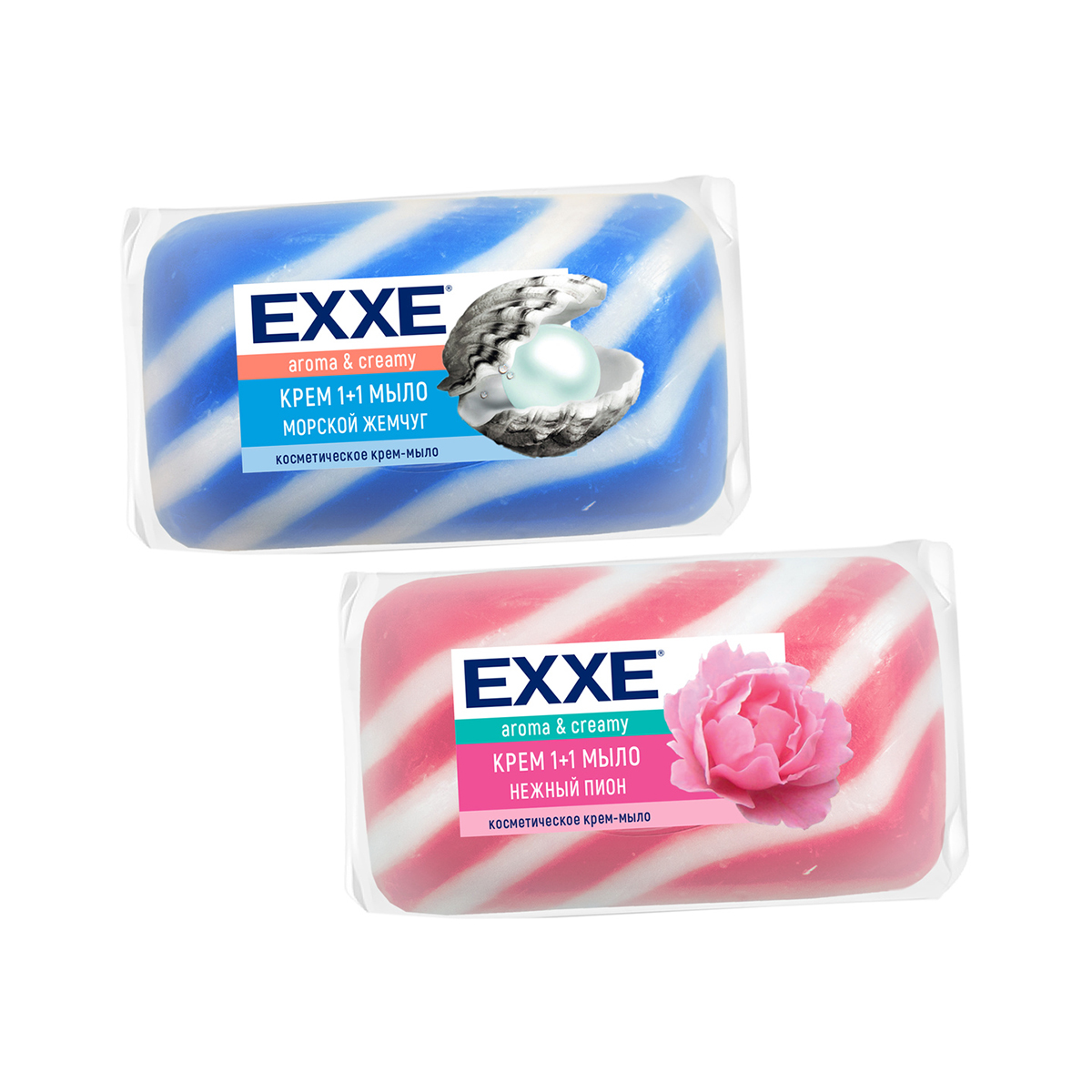 Крем-мыло "нежный пион" 80 г (1/72) "exxe"