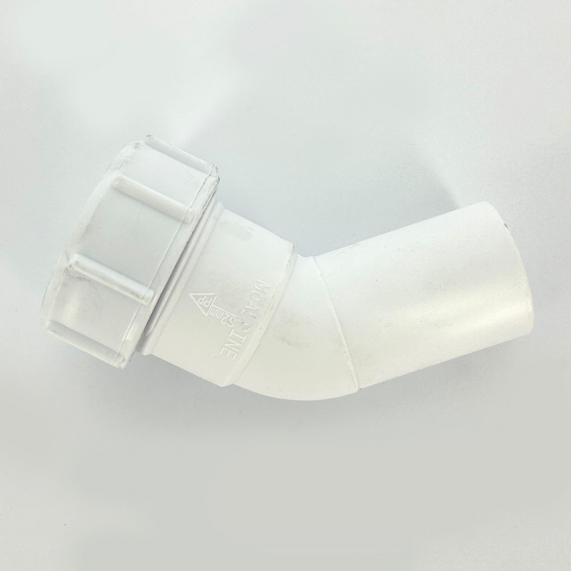 Отвод McALPINE с одной резьюой на 135' 32 х 32 мм, компрес.