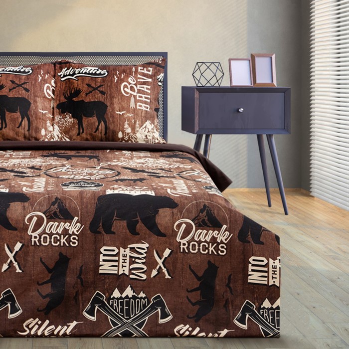 Постельное белье "этель" dark rock's евро (бязь) (1/5) 4154826