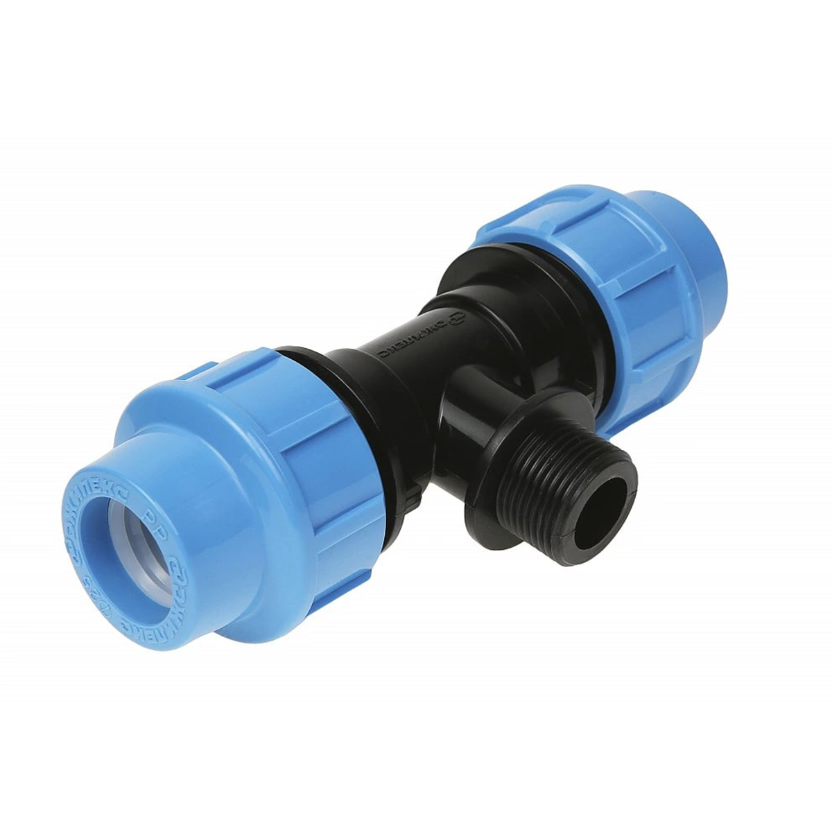 Тройник комб. наружн. резьба 25х3/4"пх25 полипропилен 3/4" (1/15) "джилекс"