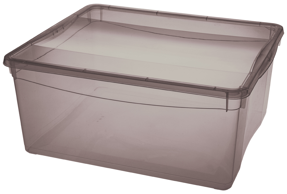 Ящик универс. "колор-стайл" 400*335*170 мм 18 л (коричневый) (1/6) "бытпласт"