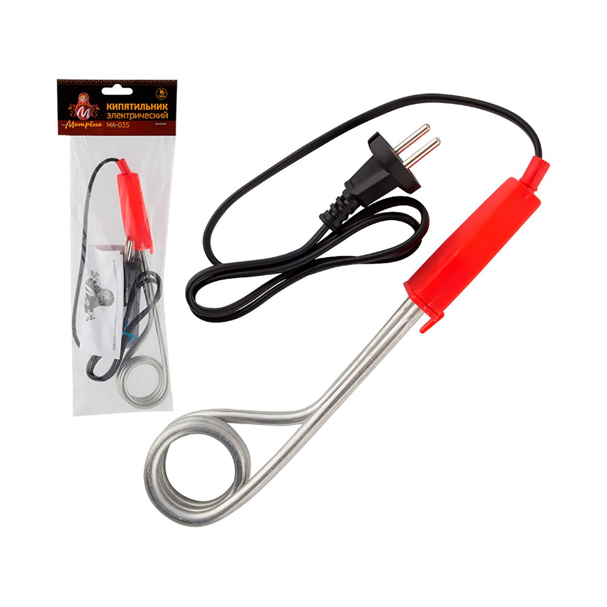 Кипятильник электр. "матрёна" ма-035 1,2 квт (1/20)