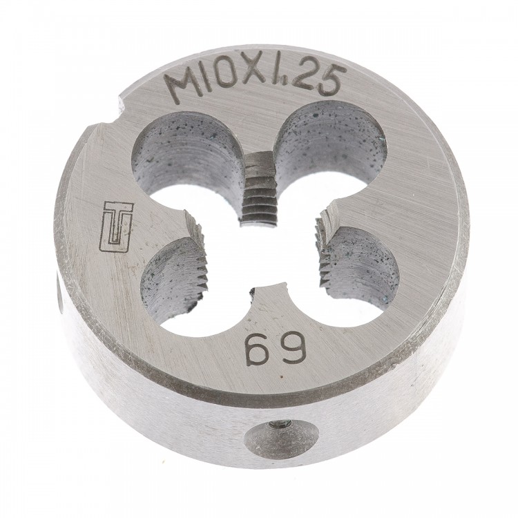 Плашка М10 х 1.25 мм Сибртех (77025)