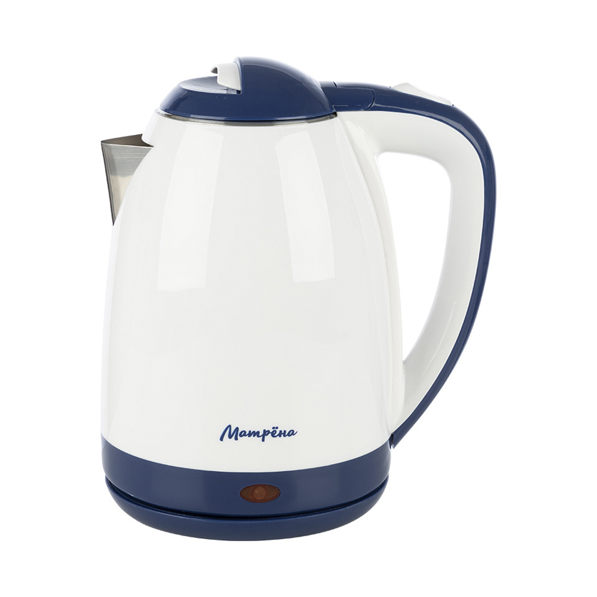 Чайник электр. "матрёна" ma-122 1,8 л (1/12) сталь (синий)