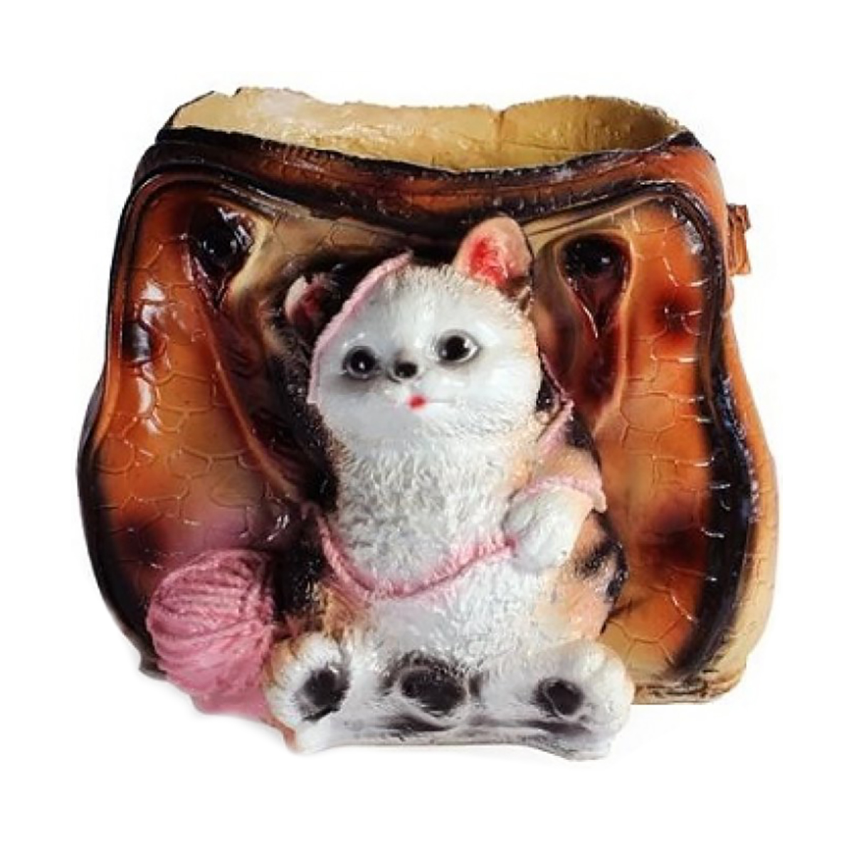 Кашпо садовое "котенок с сумкой" 170*200 мм "гарденвилл"