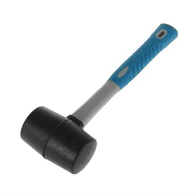 Киянка Hobbi черная резина фиберглассовая рукоятка