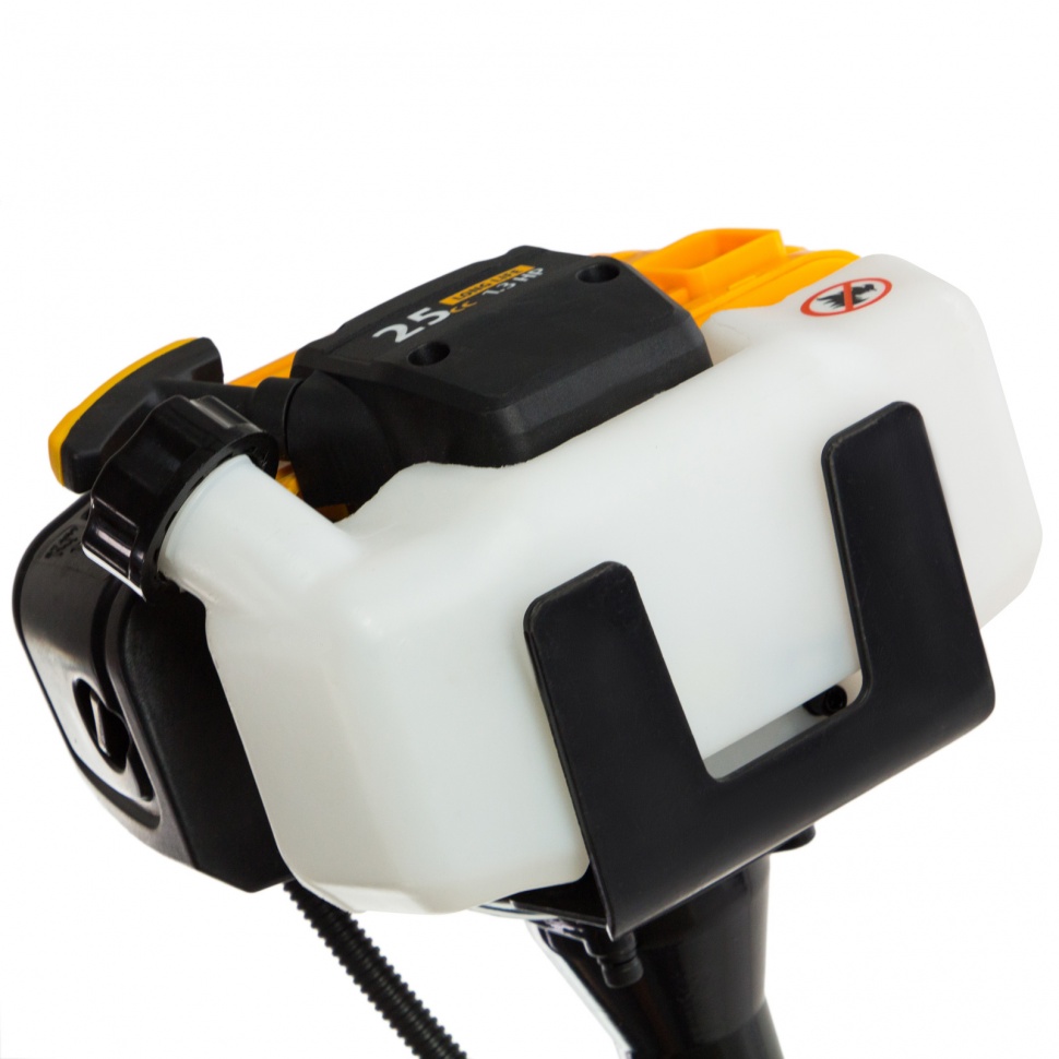 Триммер бензиновый DT 25, 25 см3, 1.3 л. с, неразъемная штанга, состоит из 2 частей Denzel (96221)