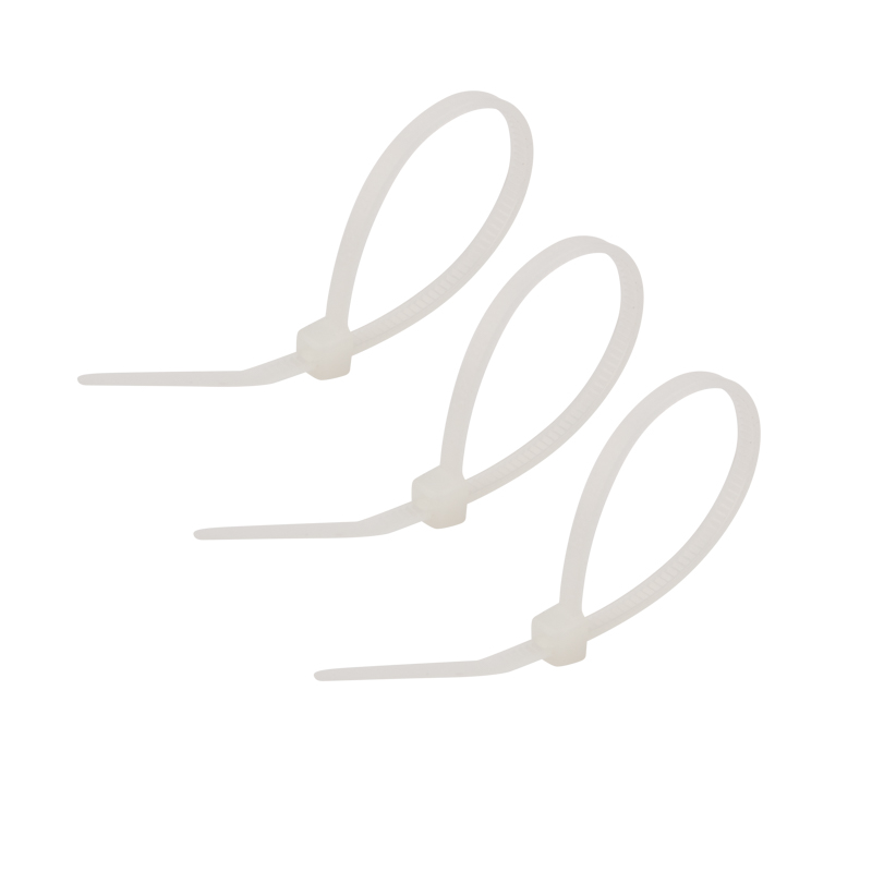 Хомуты нейлон 2,5 х 100 мм (набор 500 шт.), белые (1/60) "rexant" 07-0100-05