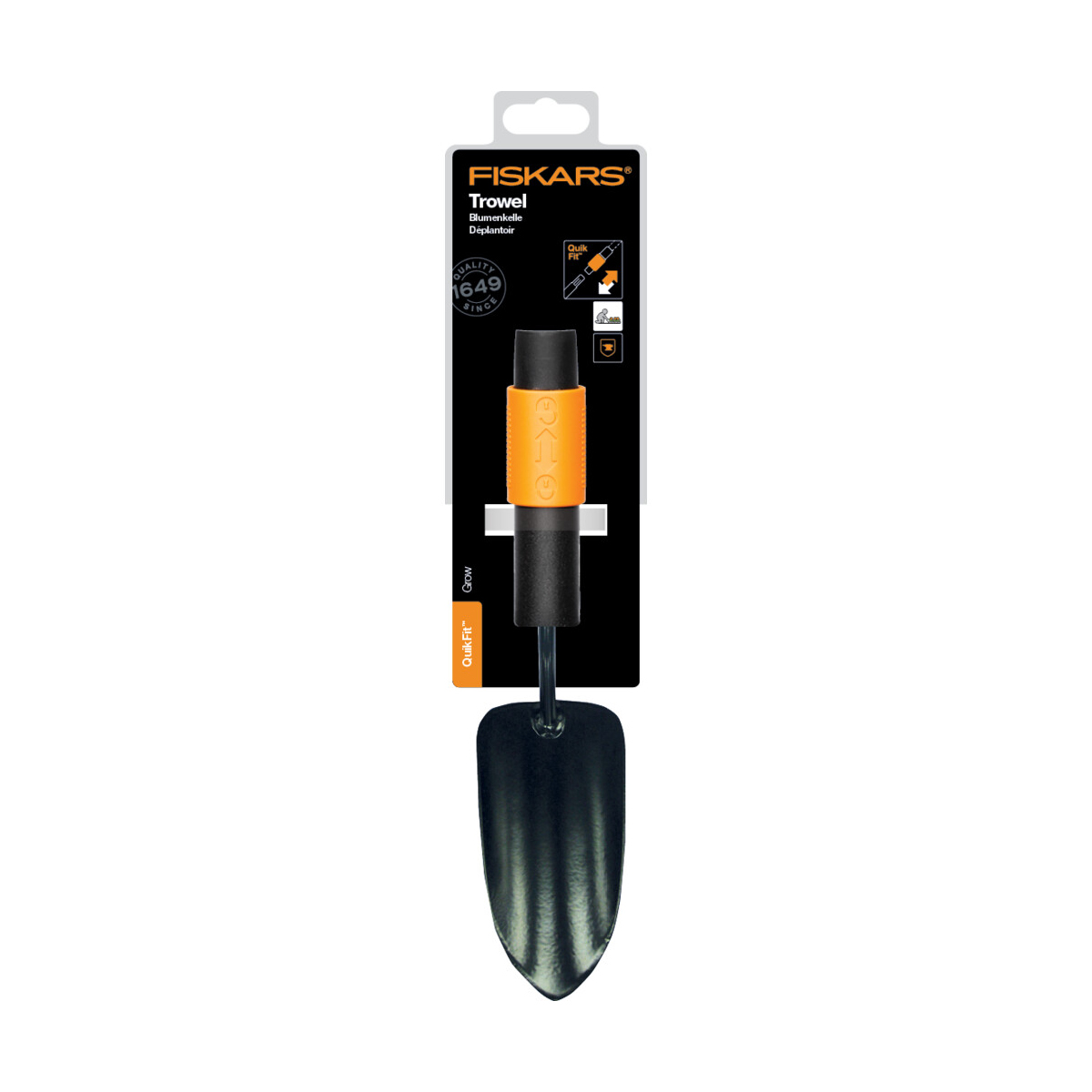 Совок садовый малый без черенка "quikfit" (1/6) "fiskars" 1000730