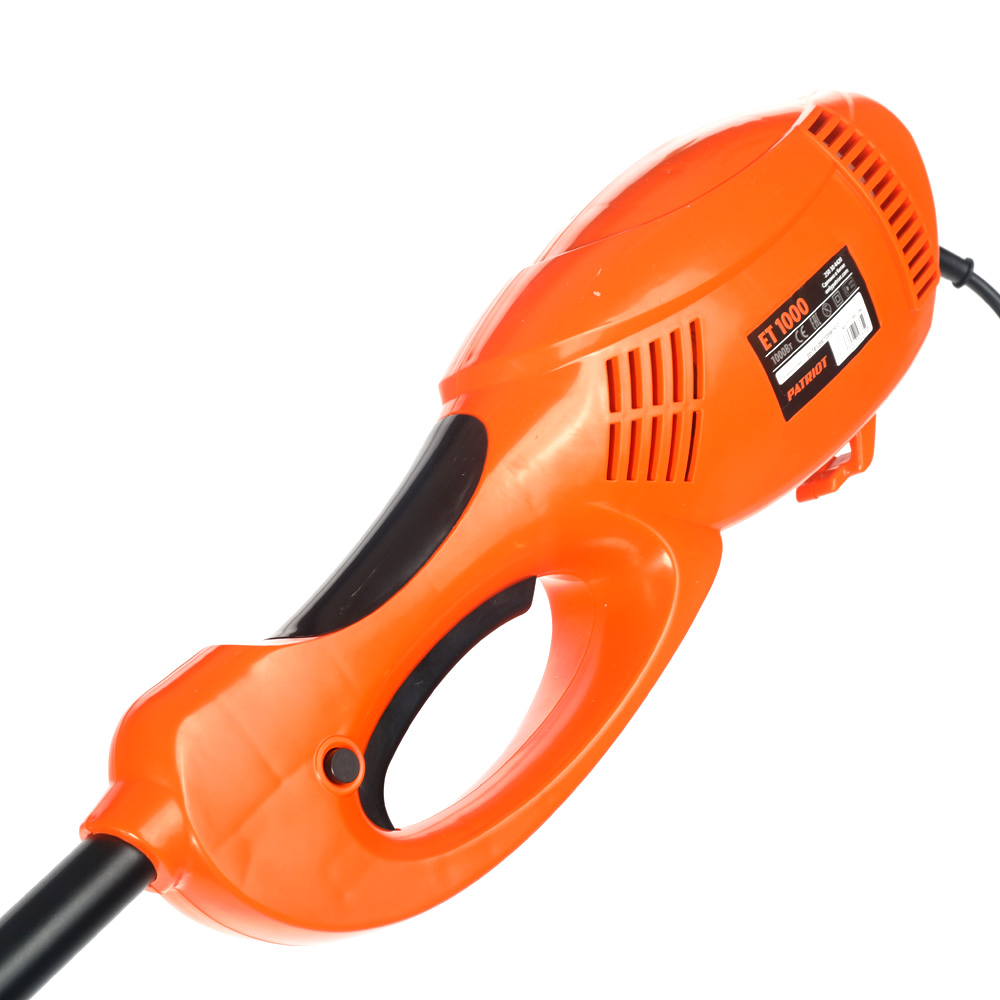Триммер электрич. et-1000 1000 вт (с ножом) (1/2) "patriot" 250304420