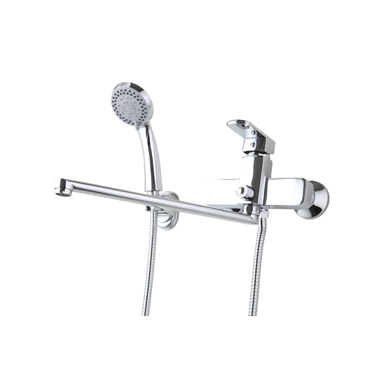 Смеситель для ванн f2273 длинный поворотн. излив, хром (1/8) "frap"