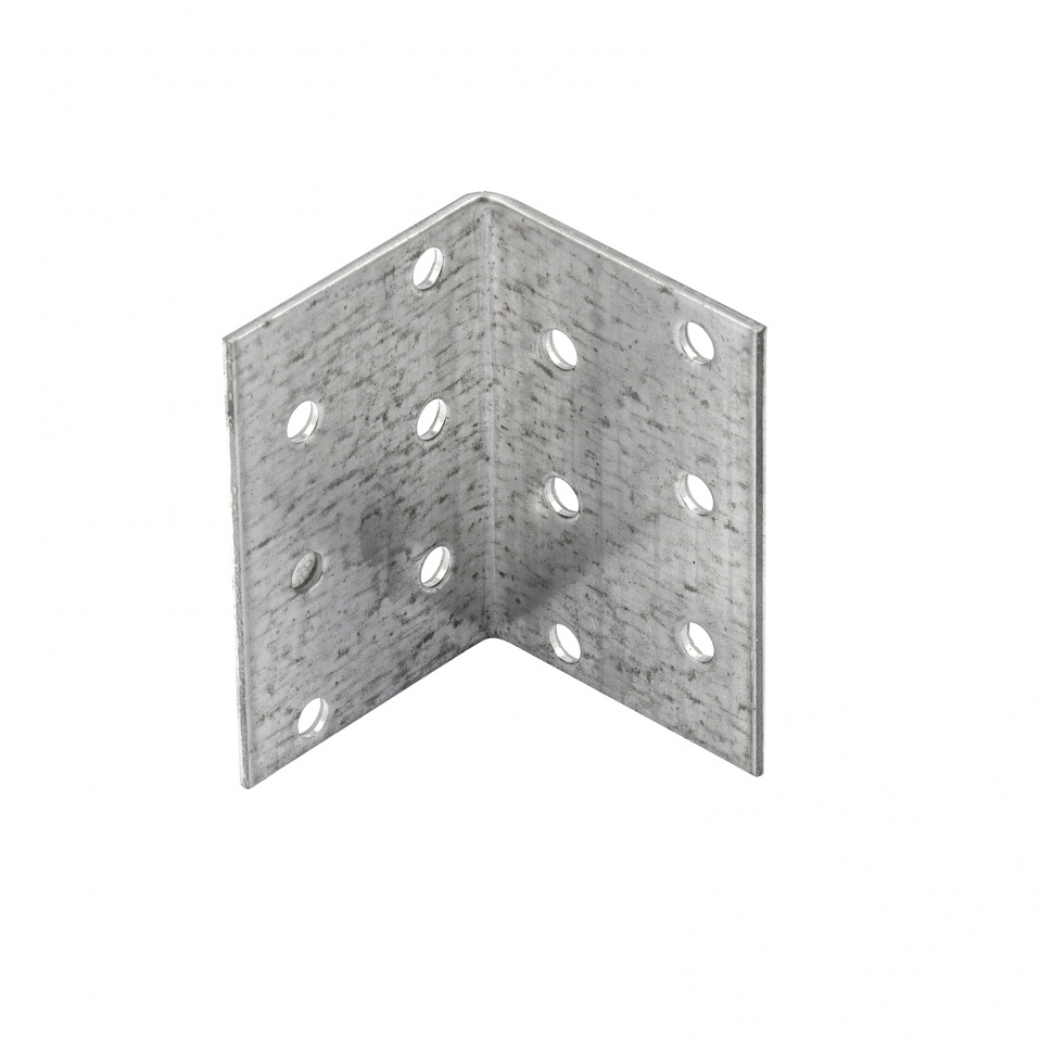 Крепежный уголок равносторонний 2 мм, KUR 40 x 40 x 60 мм Сибртех (46416)