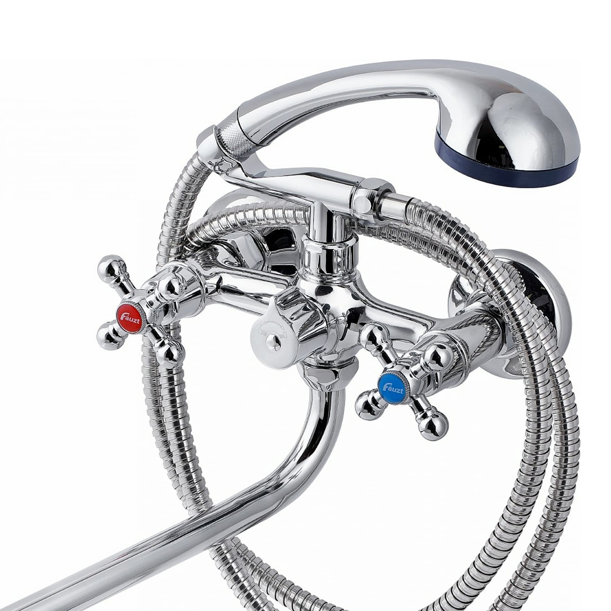 Смеситель для ванн  fzs-511-54 длинный излив, двухвентильный (1/10) "fauzt"