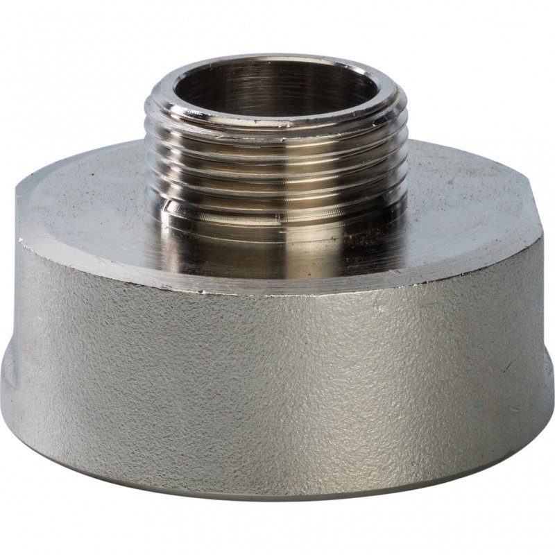 Переходник редукционный ВН 1"1/2 x 3/4" никель STOUT