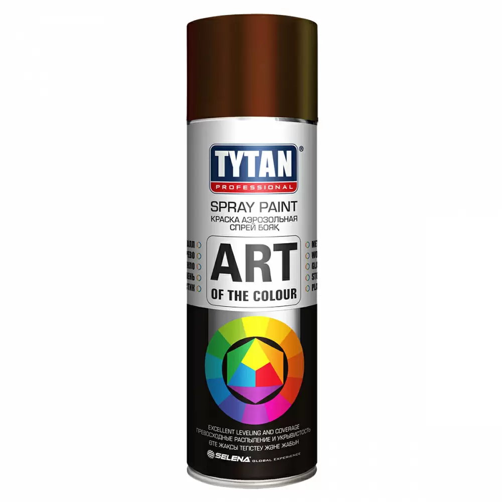 TYTAN PROFESSIONAL ART OF THE COLOUR краска аэрозольная, RAL8017, коричневая (400мл)
