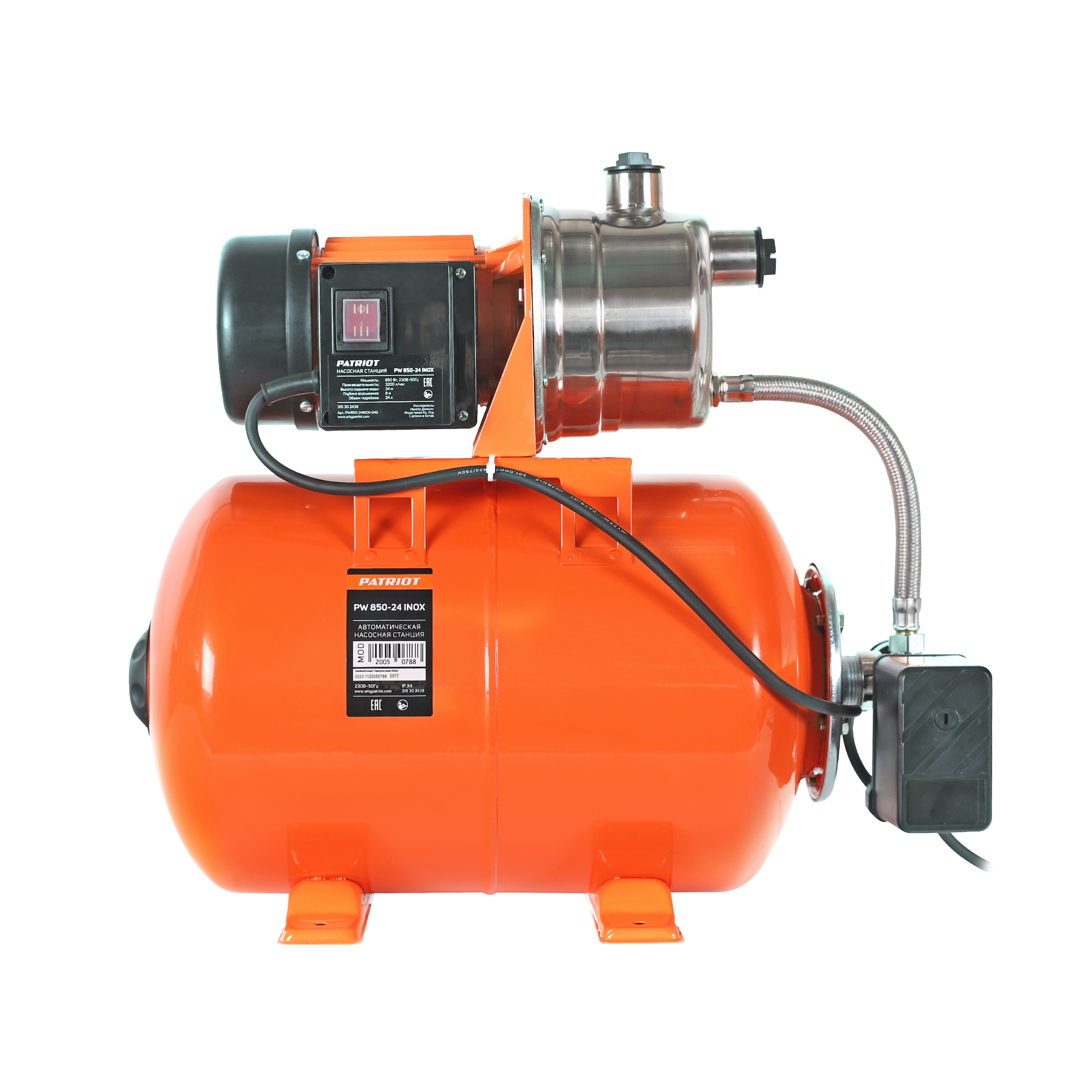 Насосная станция pw-850-24 "inox" 850 вт (1) "patriot" 315302438