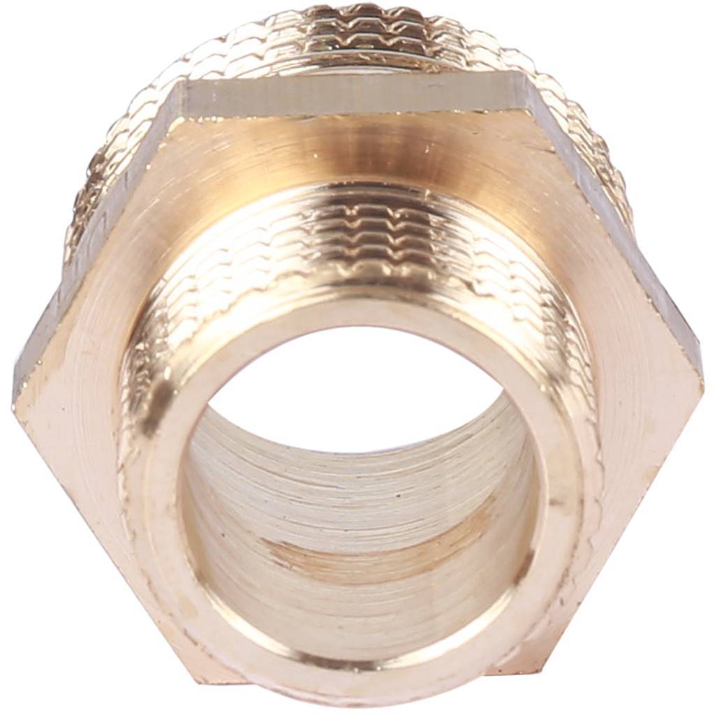 Ниппель резьбовой НР 1/2" x 1/4" латунь TIEMME