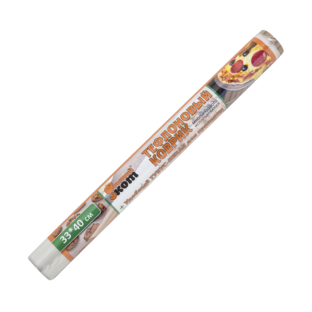 Коврик для выпечки тефлоновый 330*400 мм (1/16) "рыжий кот"