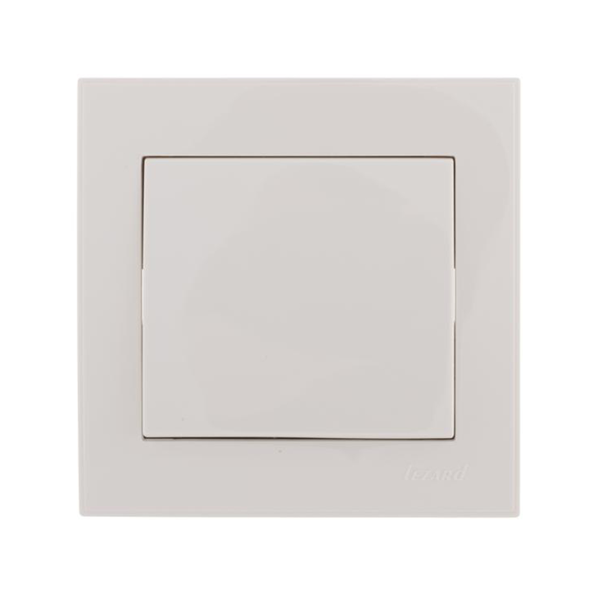 Переключатель перекрестный "rain" 1 кл., белый (1/10/120) "lezard" 703-0202-107