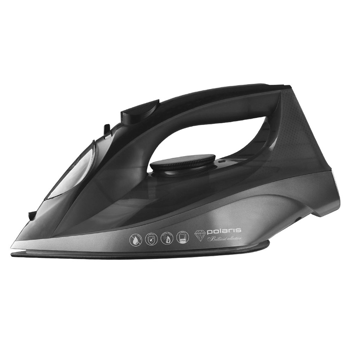 Утюг pir 2430k 2400 вт подошва керамич. (аквамарин) (1/8) "polaris"