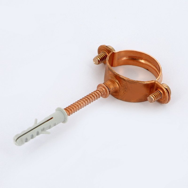 Кронштейн медный для трубы d=22 дюбель 6 х 30 UNI-FITT