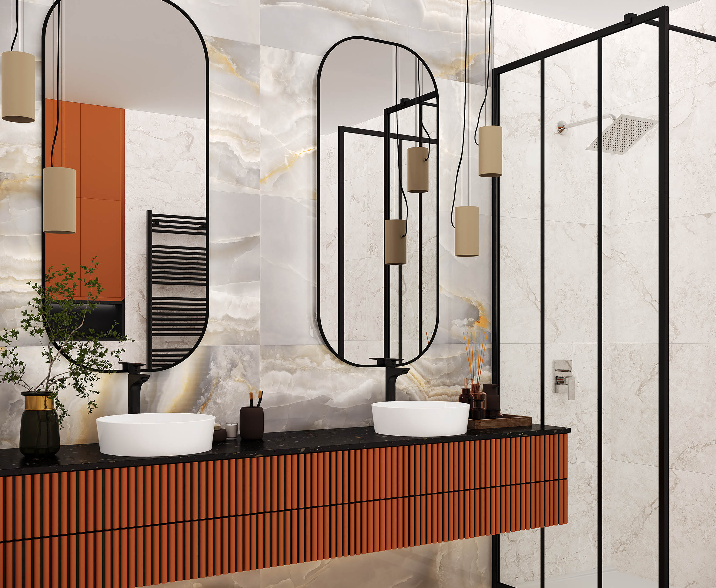 Onyx azul керамогранит серый полированный 60x120