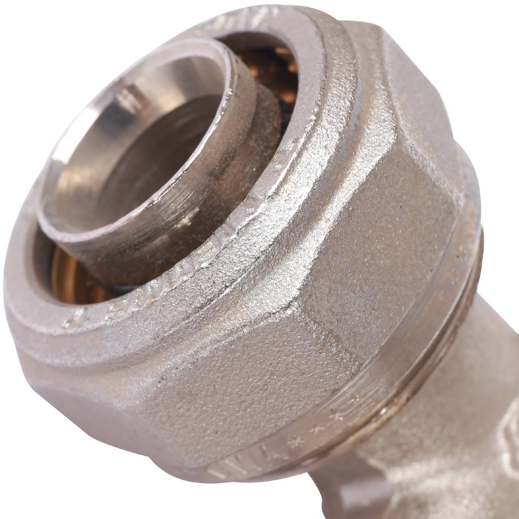 Тройник редукционный 26 x 20 x 26 под обжим TIEMME для металлопластиковых труб