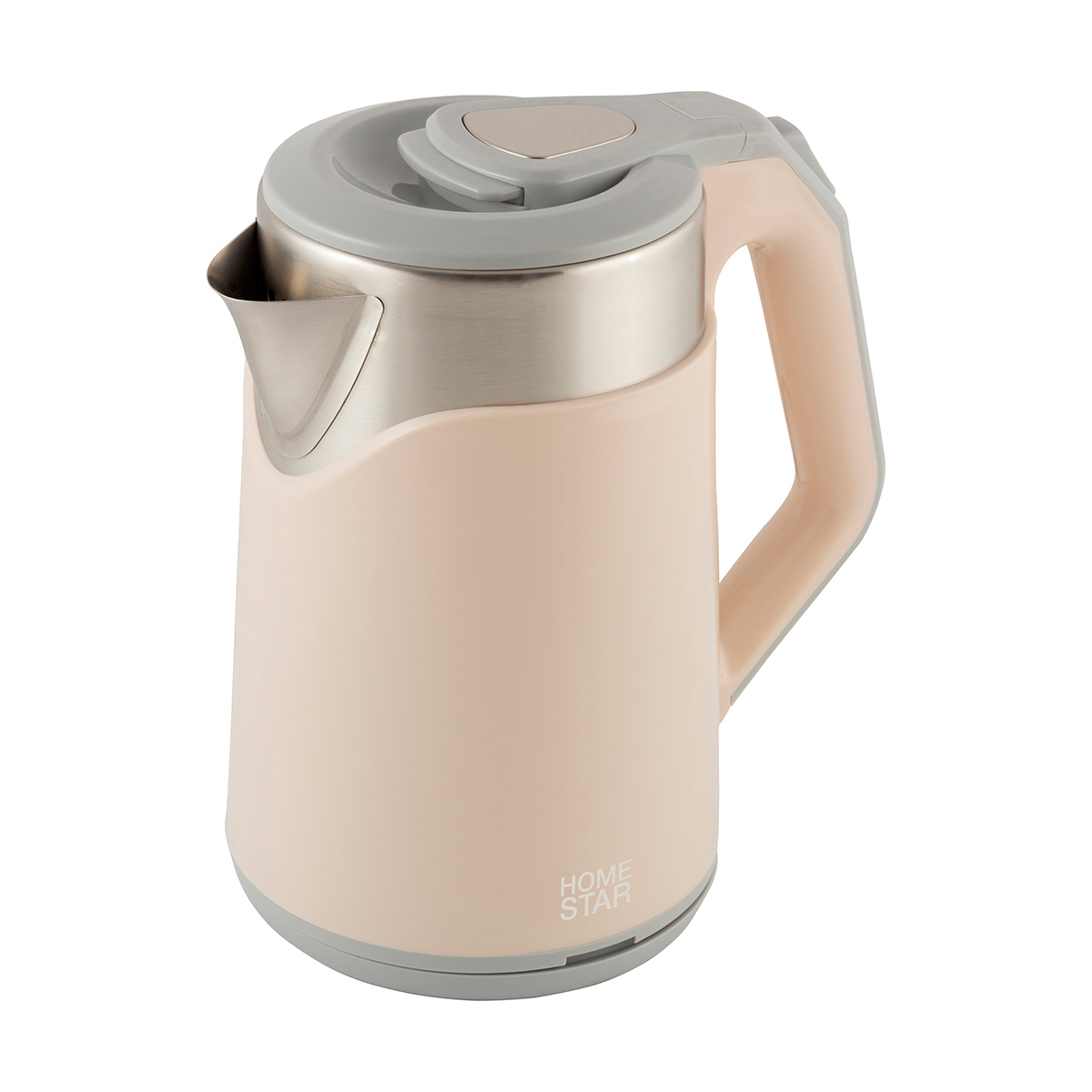 Чайник электр. "homestar" hs-1019 1,8 л (1/12) сталь (розовый)