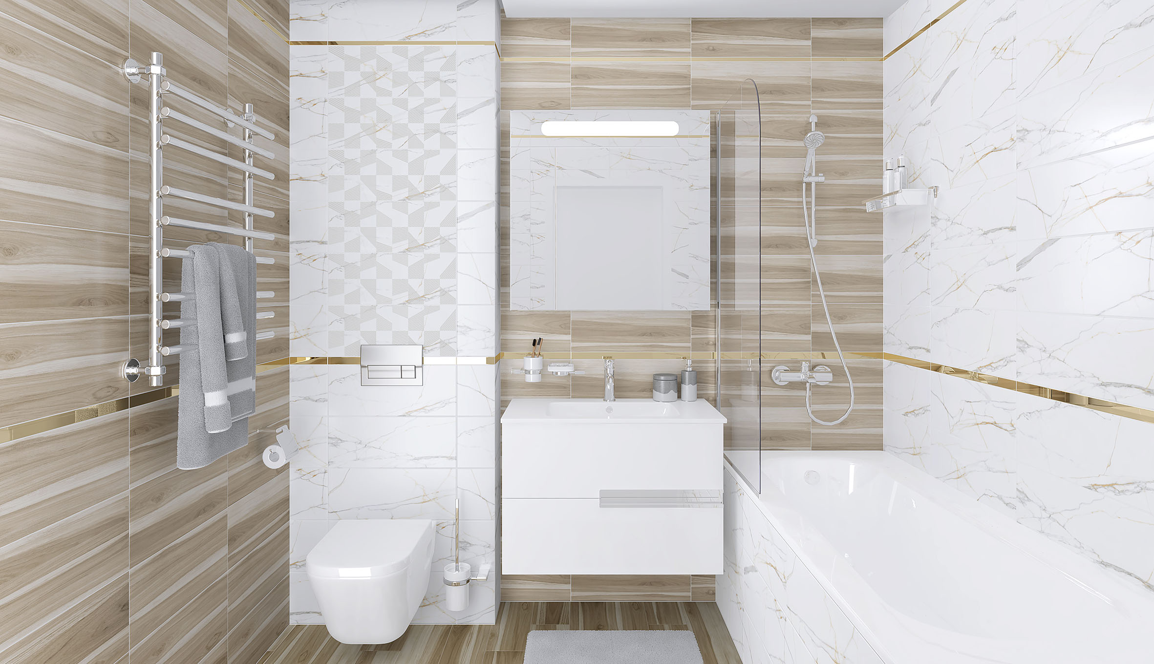 Champagne белый 20x50