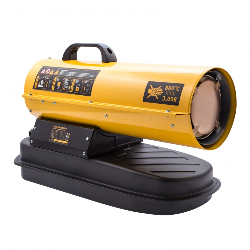 Дизельная тепловая пушка DHG-10, 10 кВт, 300 м3/ч, прямой нагрев Denzel (96481)