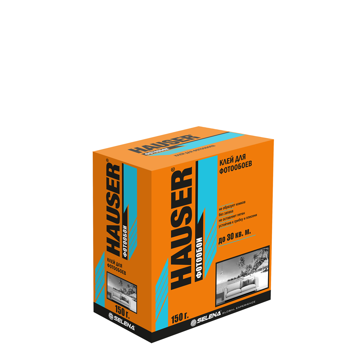 Клей для фотообоев 150 г (12) "hauser"