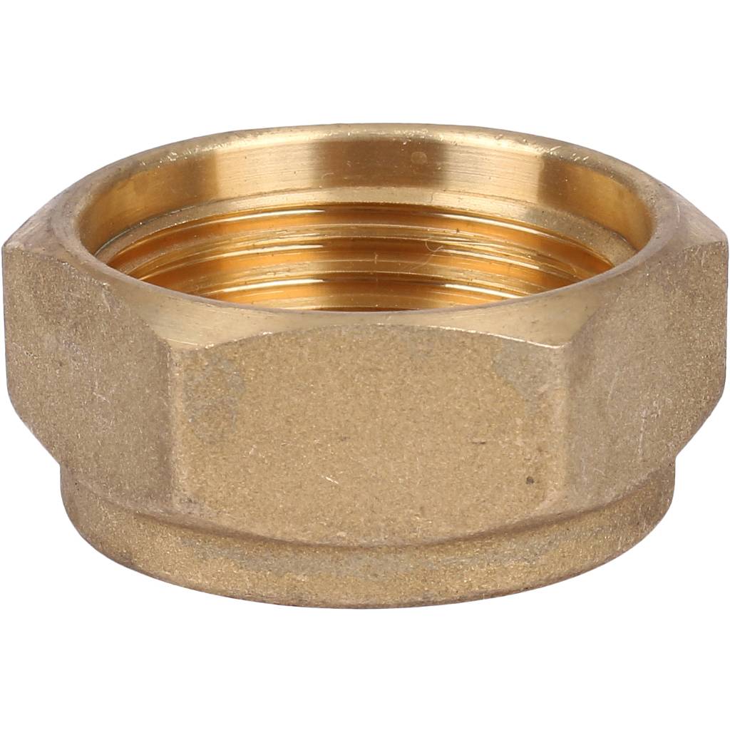 Заглушка резьбовая (ВР) 1/2" латунь TIEMME