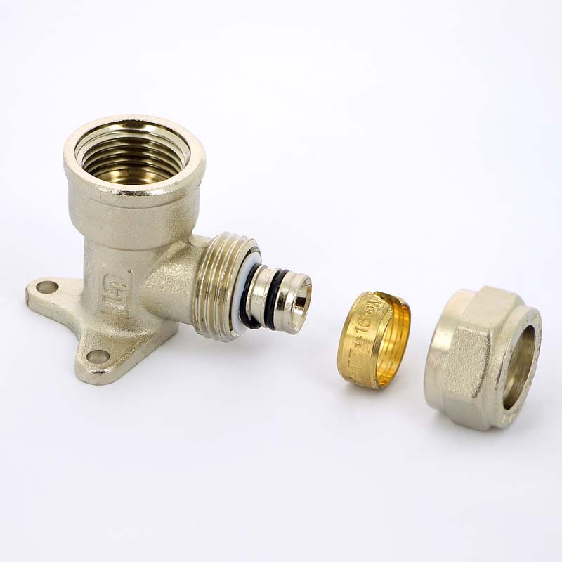 Водорозетка обжимная ВР 16 х 1/2" UNI-FITT для металлопластиковых труб