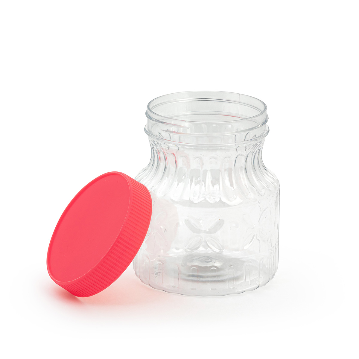 Банка пэт "медовая" 0,7 л  с крышкой (1/21) "альтернатива" м966