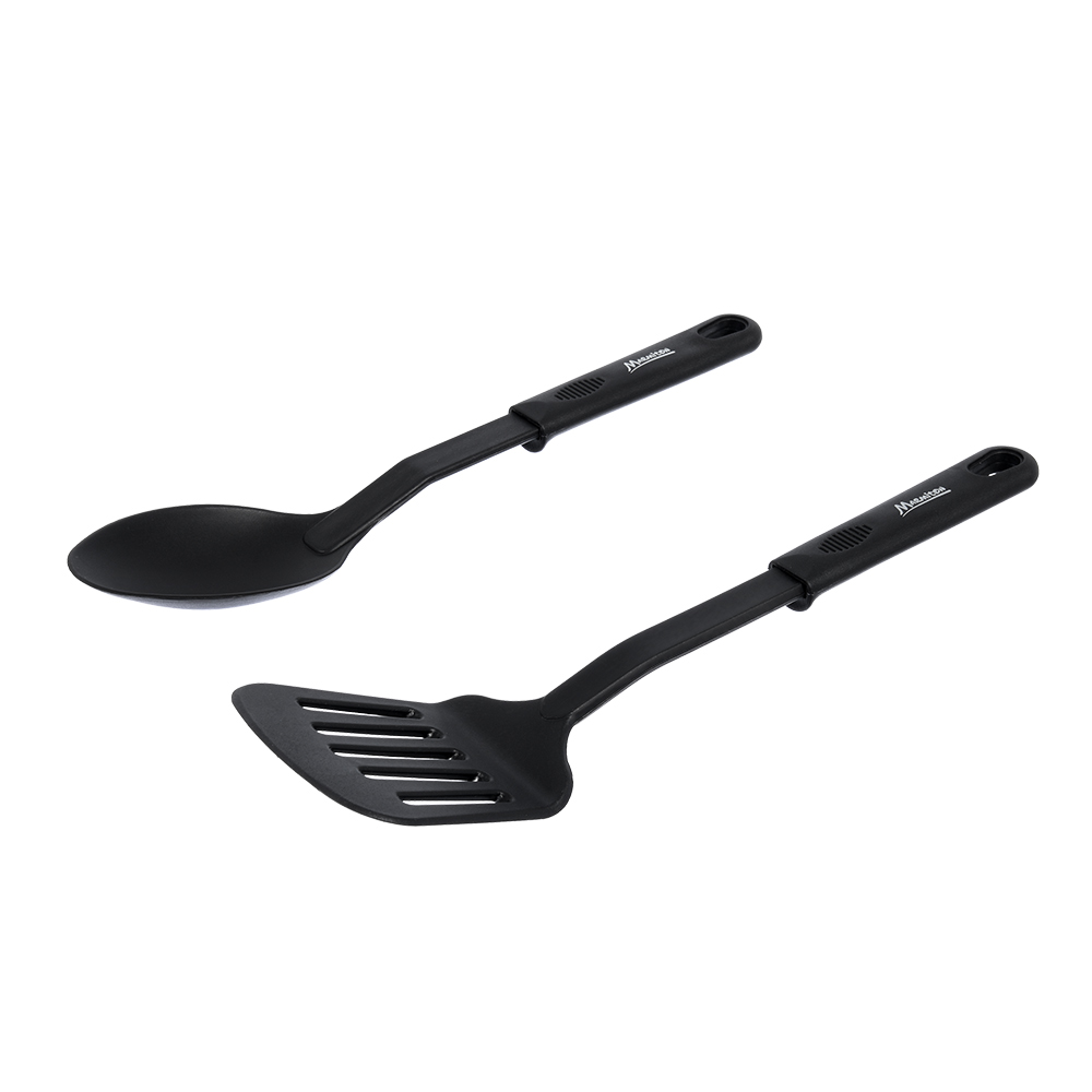Набор для кухни 2 предмета (лопатка, ложка) нейлон (1/12) "marmiton" 16190