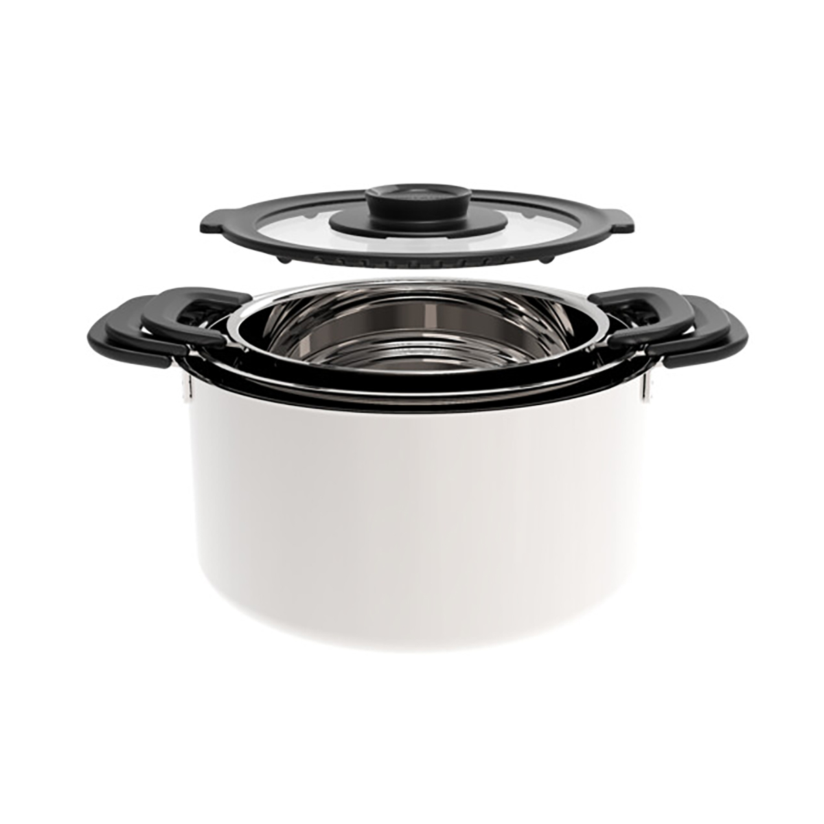 Кастрюля "functional form" 3 л, с крышкой (1/4) "fiskars" 1026577