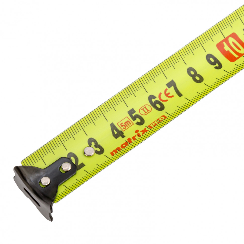 Рулетка Neon, 5 м x 25 мм, обрезиненный корпус, 3 фиксации, Pro Matrix (32592)