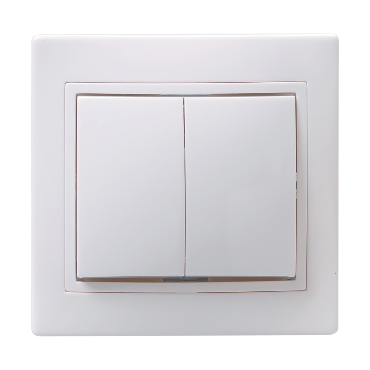 Выключатель "кварта" 2-х кл. вс10-2-0-кб, 10а (керам.) белый (1/10/200) "iek"