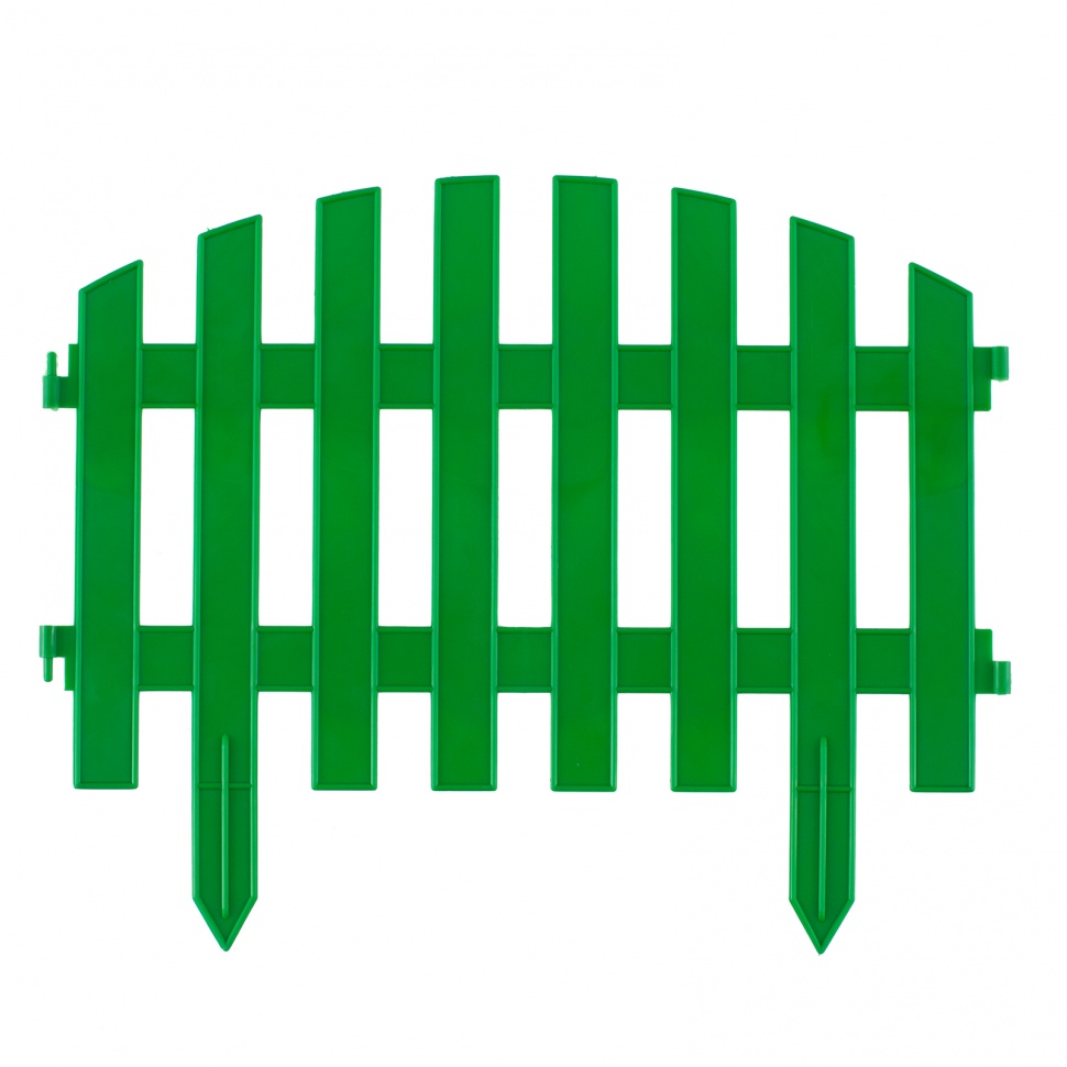 Забор декоративный "Винтаж", 28 х 300 см, зеленый, Palisad (65012)