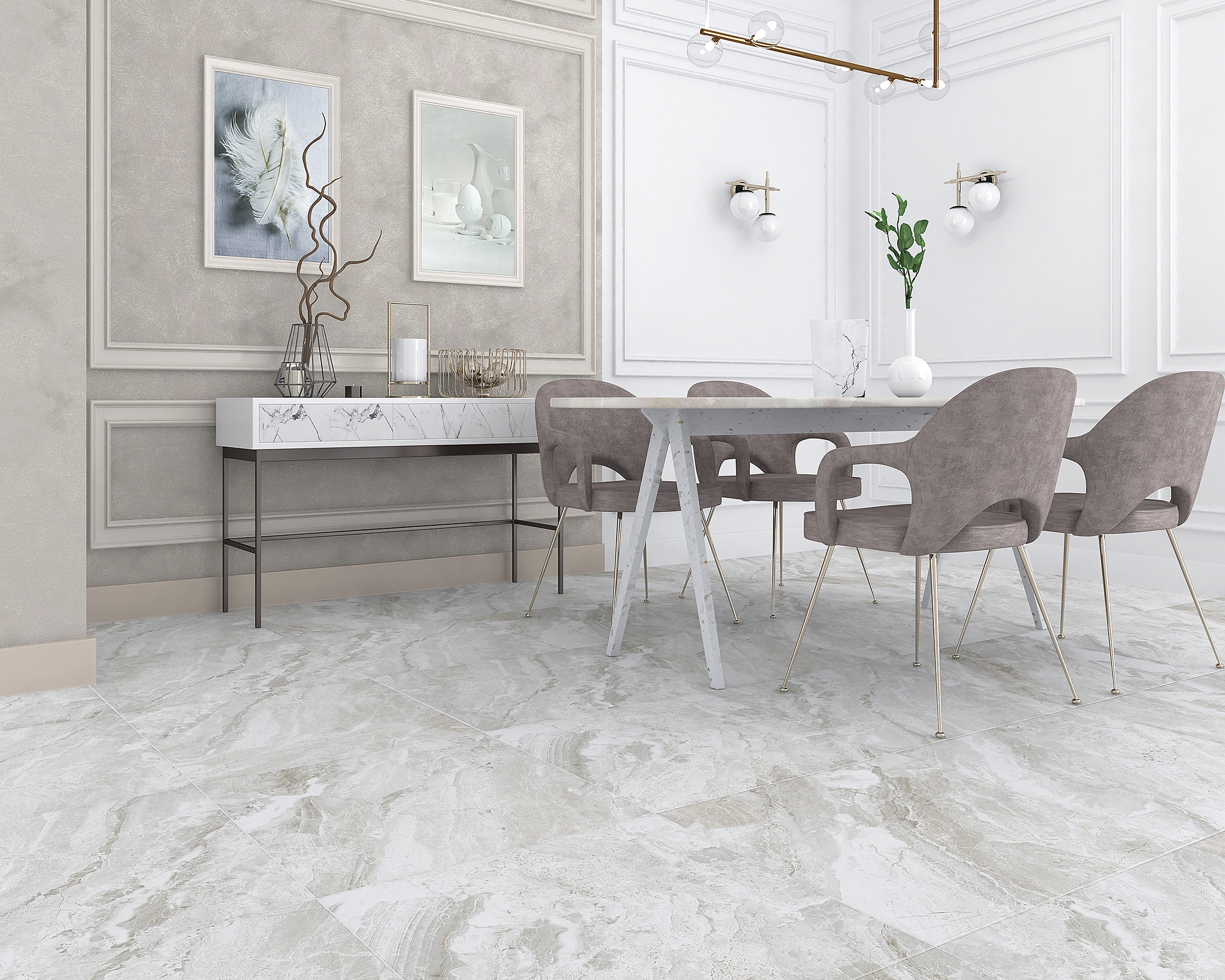 Irida керамогранит коричневый обрезной 59,50x59,50