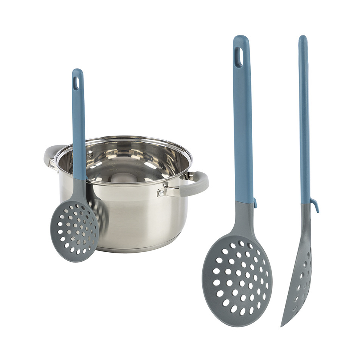 Шумовка "mentolo" (нейлон, ручка пласт.) (1/24/96) "mallony"