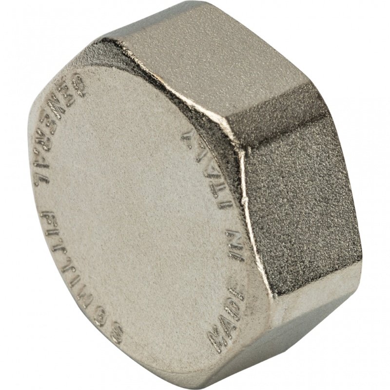 Заглушка резьбовая ВР 1" никель STOUT