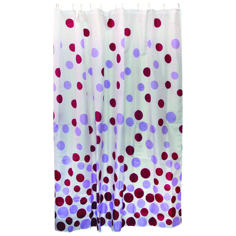 Штора для ванной 180*180 см (полиэстер)  (1/36) "рыжий кот"  sc-pe-06