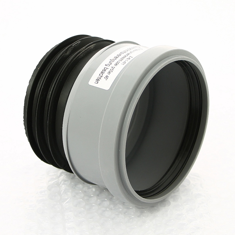 Вставная муфта 110 мм канализационная OSTENDORF ремонтная с манжетой