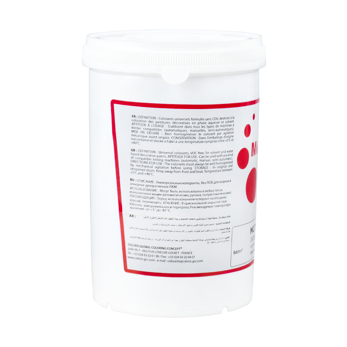 Колорант mc  vt (red oxide) 1 л "рогнеда"