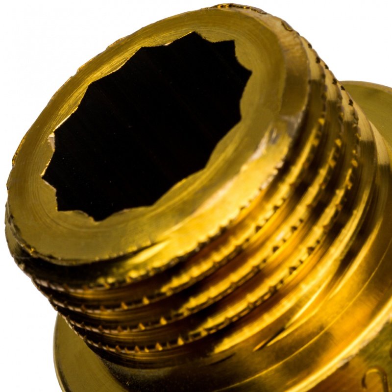 Удлинитель резьбовой ВН 1/2" x 30 мм латунь STOUT