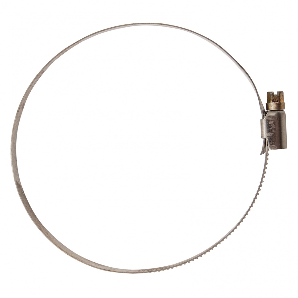 Хомуты нержавеющая сталь, Стандартное болтовое крепление 90-110 мм, 25 штук в упаковке, ширина 9 мм Сибртех (47588)