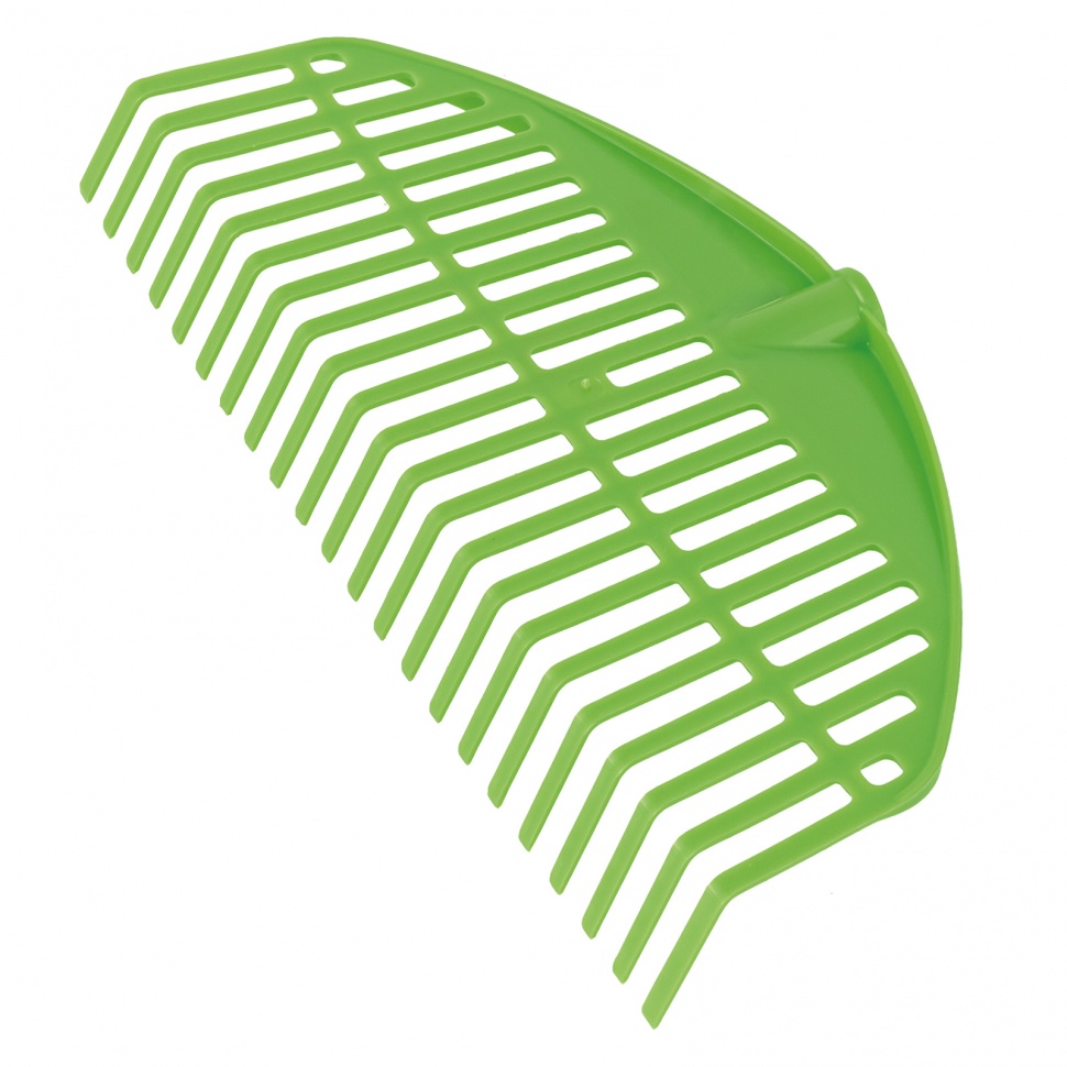 Грабли веерные пластиковые, 430 мм, 22 плоских зуба, без черенка, Sparta (61803)