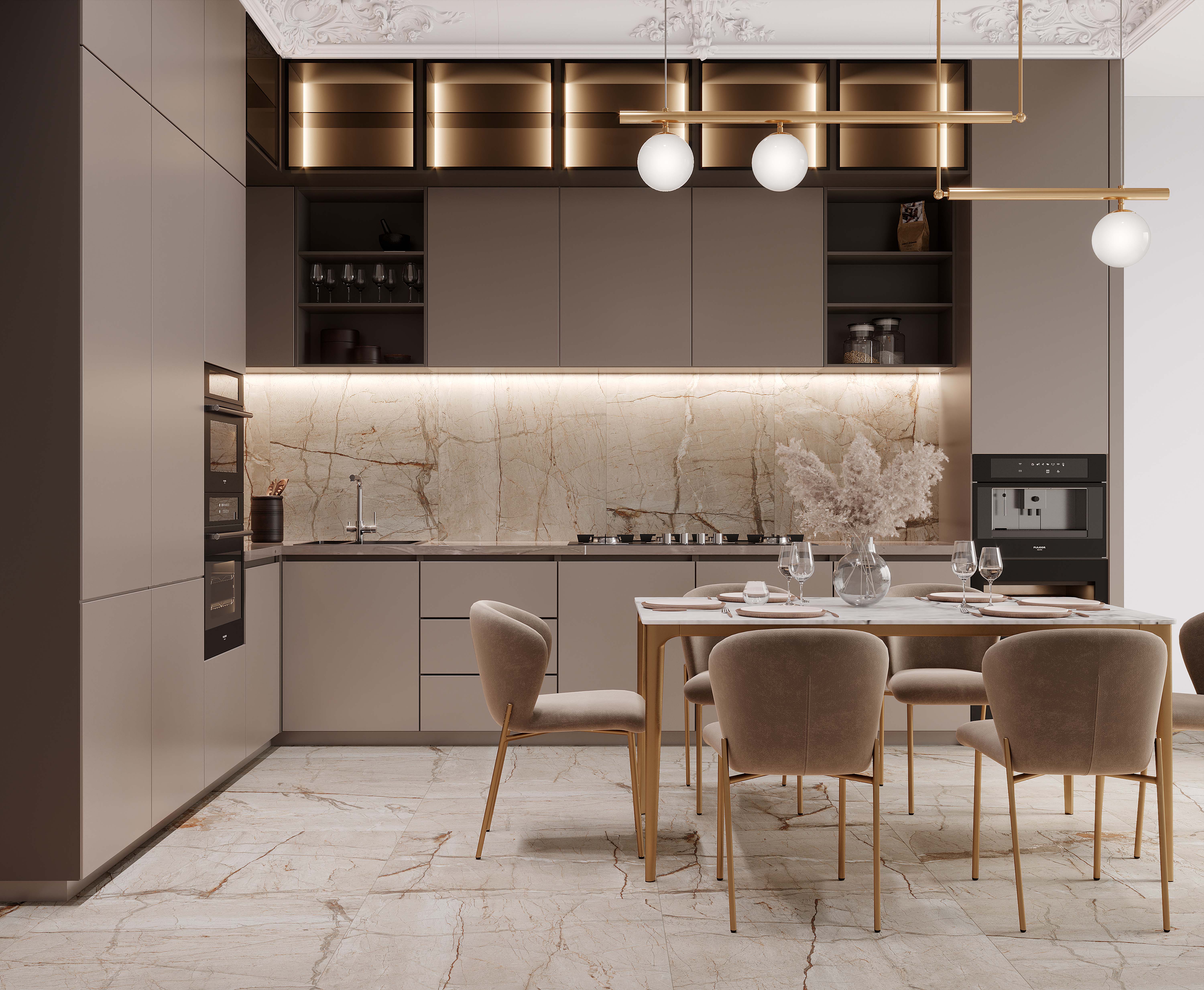 Pulsar beige керамогранит карвинг 80x80